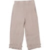 Buriffe Ruffles Hem Trousers, Rose Powder - Pants - 1 - thumbnail