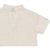 David V-Neck Short Sleeve Shirt, Sand Beige - Shirts - 4