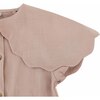 Poda Large Collar Buttoned Blouse, Crystal Pink - Blouses - 4