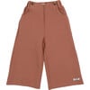 Enta Wide Leg Trousers, Terracotta - Pants - 1 - thumbnail