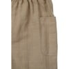 Waid 2-Side Patch Pocket Buttoned Shorts, Light Hay - Shorts - 6