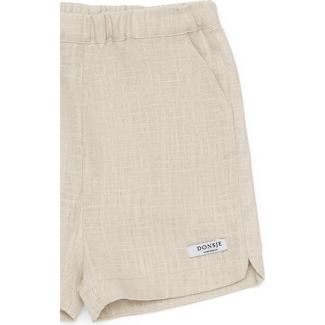 Wavel 2-Side Pocket Shorts, Sand Beige - Shorts - 5