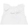 Michelle Ruffled Collar Sleeveless Dress, Off-White - Dresses - 4