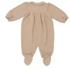 Nanieke Peter Pan Collar Loose Fit Onesie, Rose Mocha - Bodysuits - 2