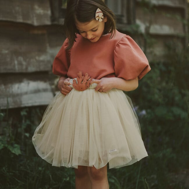 Pien Mini Tutu Skirt, Pearl Metallic - Skirts - 2