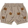 Larson Bear Elasticated Hem Bloomers, Dusty Green - Bloomers - 1 - thumbnail