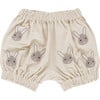 Larson Bunny Elasticated Hem Bloomers, Warm White - Bloomers - 1 - thumbnail