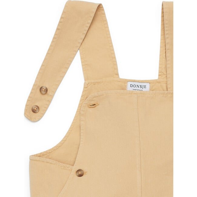 Daws Buttoned Short Overalls, Hay - Overalls - 5