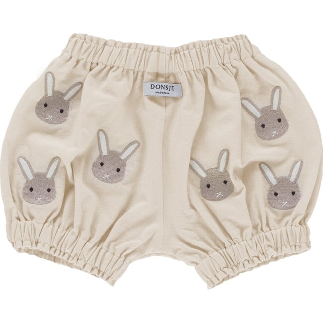 Larson Bunny Elasticated Hem Bloomers, Warm White - Bloomers - 3