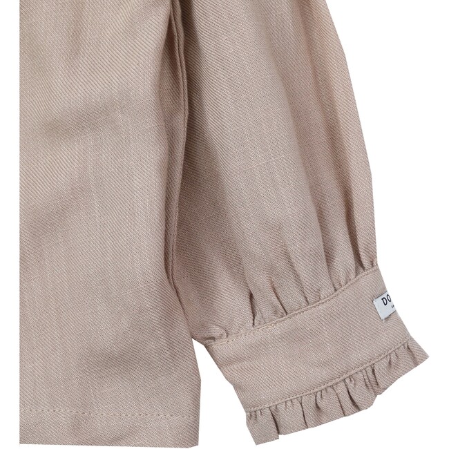 Mytti Ruffled Cuff Blouse, Rose Powder - Blouses - 8