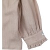 Mytti Ruffled Cuff Blouse, Rose Powder - Blouses - 8