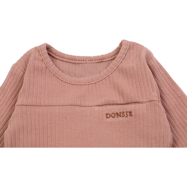 Mooby Long Sleeve Bodysuit, Rose Dawn - Onesies - 3