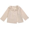 Ina Ruffled Collar Wrap Blouse, Powder - Blouses - 1 - thumbnail