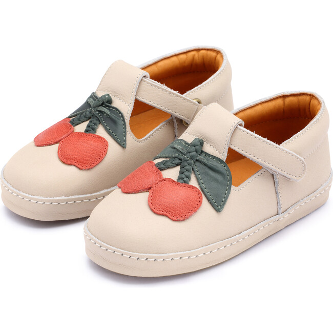 Bowi Cherry Leather Shoes, Red Clay