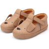 Xan Classic Dog Leather T-Bar Shoes, Hazelnut - T-Straps - 1 - thumbnail