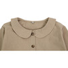 Philly Baggy Fit Collared Romper, Light Mocha - Onesies - 4