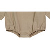 Philly Baggy Fit Collared Romper, Light Mocha - Onesies - 5