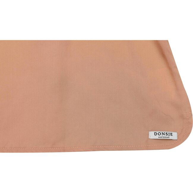 Birgitz Ruffled Neck Chiffon Blouse, Dusty Coral - Blouses - 7