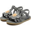 Iles Fields Forget Me Not Leather Sandals, Petrol - Sandals - 1 - thumbnail