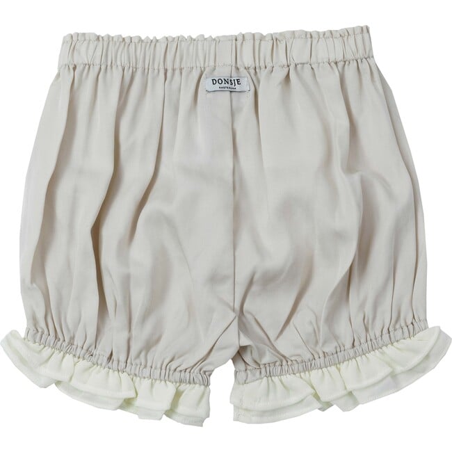 Tori Pleated Ruffle Bloomers, Ivory - Bloomers - 3