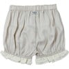 Tori Pleated Ruffle Bloomers, Ivory - Bloomers - 3