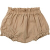 Leitha Elasticated Ruffled Hem Bloomers, Warm Clay - Bloomers - 1 - thumbnail