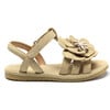 Iles Fields Buttercup Metallic Leather Sandals, Truffle - Sandals - 4