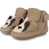 Morris Saint Bernard Velcro Back Strap Nubuck Shoes, Truffle - Booties - 1 - thumbnail