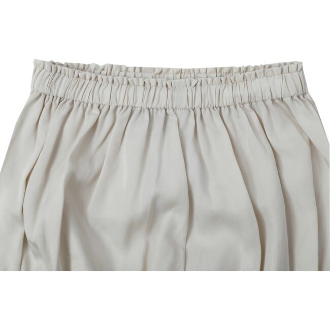 Tori Pleated Ruffle Bloomers, Ivory - Bloomers - 4