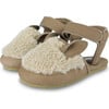 Romi Alpaca Velcro Strap Nubuck Sandals, Truffle - Sandals - 1 - thumbnail