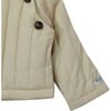 Moritz Off-Centre Buttons Collared Puffer Jacket, Vintage Khaki - Jackets - 4