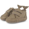 Levin Whale Tail 2-Velcro Strap Nubuck Shoes, Truffle - Sneakers - 1 - thumbnail