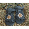 Iles Fields Forget Me Not Leather Sandals, Petrol - Sandals - 2