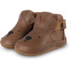 Morris Bear Velcro Back Strap Classic Leather Shoes, Cognac - Booties - 1 - thumbnail