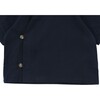 Zao Off-Centre Button Shirt, Night Sky Blue - Shirts - 6