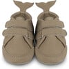 Levin Whale Tail 2-Velcro Strap Nubuck Shoes, Truffle - Sneakers - 3