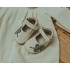 Isel Eucalyptus Leather Shoes, Cream - Mary Janes - 2 - thumbnail