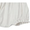 Leitha Elasticated Ruffled Hem Bloomers, White - Bloomers - 5