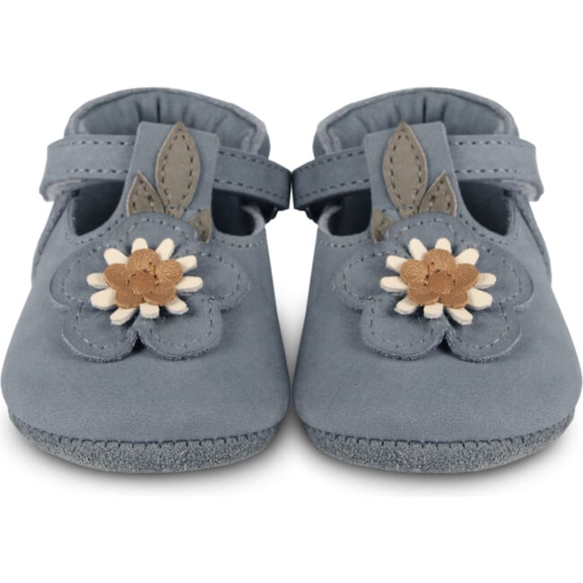 Heidi Forget Me Not Nubuck Shoes, Petrol - Mary Janes - 2