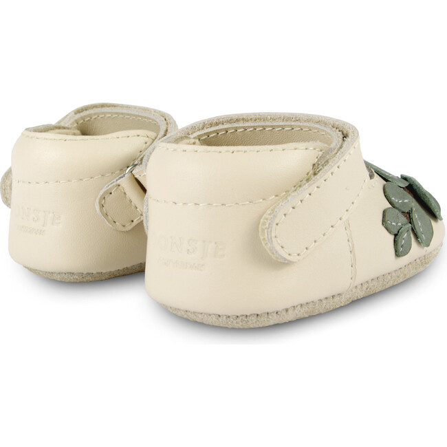 Isel Eucalyptus Leather Shoes, Cream - Mary Janes - 4