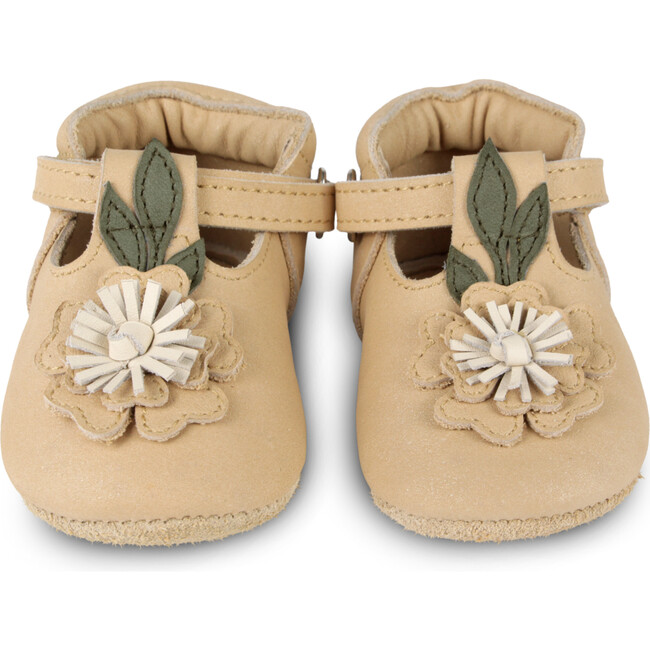 Heidi Buttercup Nubuck Shoes, Gold Metallic - Mary Janes - 3