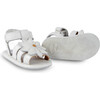 Tuti Fields Daisy Leather Sandals, Off-White - Sandals - 5