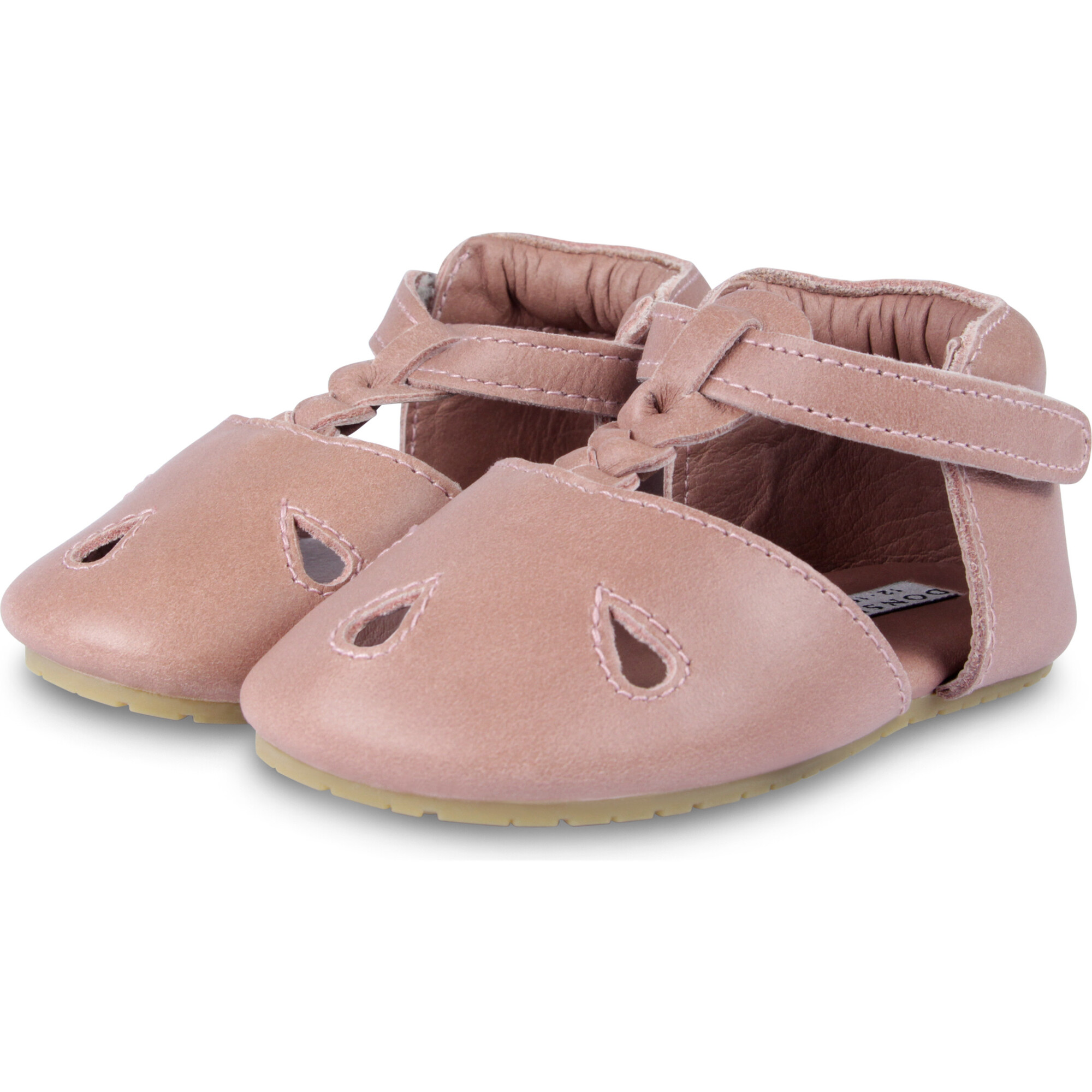 Dudu Classic Leather Sandal, Rose Dawn - Sandals - 1
