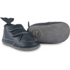 Levin Whale Tail 2-Velcro Strap Leather Shoes, Petrol Grain - Sneakers - 5 - thumbnail