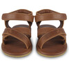Tobi Cross Strap Classic Leather Sandals, Cognac - Sandals - 2 - thumbnail