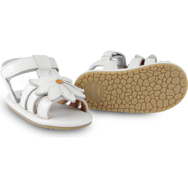 Tuti Fields Daisy Leather Sandals, Off-White - Sandals - 6