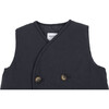 Dogan Padded Waistcoat, Night Sky Blue - Vests - 3