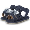 Tuti Sky Scarab Nubuck Shoes, Navy - Sandals - 1 - thumbnail