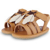 Tuti Sky Bee Classic Leather Sandals, Camel - Sandals - 1 - thumbnail