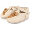 Nanoe Banana Leather T-Bar Shoes, Cream Scored - T-Straps - 1 - thumbnail